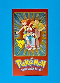 Ash #2 of 5 Pokemon Topps TV Animation Series 2 Holo Foil - Image 1