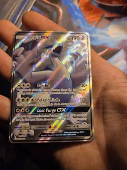 Lugia GX 207/214 Rare Ultra Lost Thunder Pokemon LP WOW LOOK FAST - Image 3