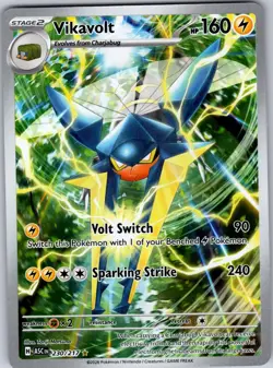 Vikavolt 230/217 Illustration Rare Ascended Heroes Pokemon Holo Near Mint - Image 1