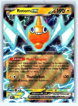 ROTOM EX 029/094 DOUBLE RARE PHANTASMAL FLAMES POKEMON HOLO NM - Image 1