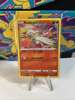 Reshiram Pokemon Shining Fates 017/072 Amazing Rare Holofoil Near Mint - Image 1