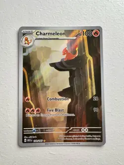 Pokemon TCG Charmeleon Scarlet & Violet-151 169/165 Holo Illustration Rare - Image 1