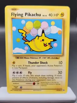 2016 Pokemon Flying Pikachu 110/108 Evolutions Regular - Image 1