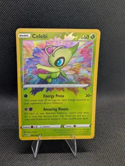 Pokemon Celebi Amazing Rare Holo- Vivid Voltage DMG (Binder Copy) - Image 1