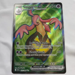 Pokemon TCG Gourgeist ex 102/86 Ultra Rare ME04: Chaos Rising Near Mint - Image 1