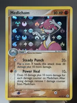 Medicham 42/101 Uncommon Hidden Legends Pokemon Reverse Holo - Image 2