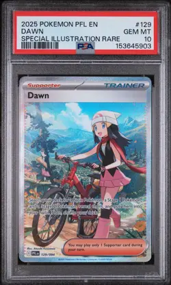 DAWN 2025 POKEMON PFL EN 129/094 SPECIAL ILLUSTRATION RARE PSA 10 GEM MINT - Image 1
