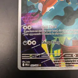 Thievul 092/084 Pitch Black Pokemon TCG Illustration Rare NM - Image 4
