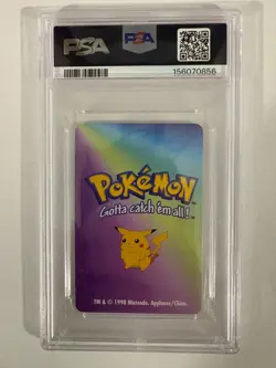 1998 KFC Pokemon Card Game #06 Charizard PSA 9 MINT - Image 2