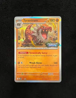 Tyrantrum MEP 066 Prerelease Perfect Order - Black Star Promo Pokemon Card - Image 1