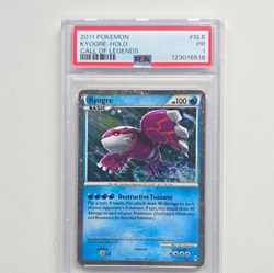 2011 Pokemon TCG Kyogre Shiny Holo Rare SL6 Call of Legends PSA 1 ENG - Image 1