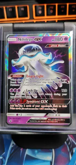 Pokemon TCG Nihilego GX Ultra Rare Card 49/111 Crimson Invasion - Image 1