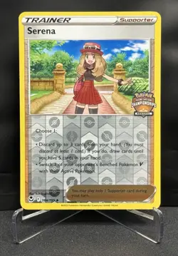 Pokemon TCG Serena 164/195 Reverse Holo Regional Championships Promo NM - Image 1