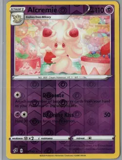 Alcremie 087/192 Rare Rebel Clash Pokemon Reverse Holo Near Mint - Image 1