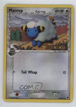 Mareep Reverse Foil Pokemon EX Dragon Frontiers #54 2006 - Image 1
