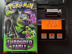 Pokemon Shrouded Fable Booster Pack Sealed 22.63g 3.68mm - Image 1