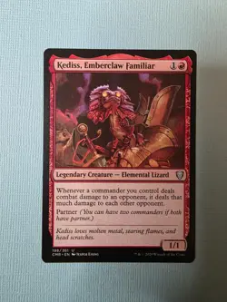 KEDISS, EMBERCLAW FAMILIAR 188 UC COMMANDER LEGENDS MAGIC: THE GATHERING LP - Image 1