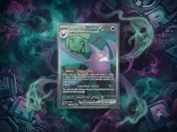 Team Rocket's Crobat ex 217/182 Destined Rivals Full Art Rare Pokemon Card NM - Image 1