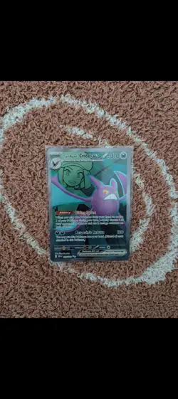 Team Rocket's Crobat ex 217/182 Destined Rivals Full Art Rare Pokemon Card NM - Image 2