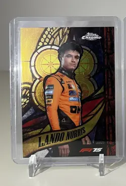 2025 Topps Chrome F1 - Lando Norris The Grail SSP - #No.6-Of-9 - Image 1