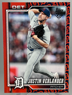 2026 Topps Series 2 - Justin Verlander #415 Team Color Border - Image 1