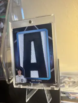 Topps 2026 Series 2 Baseball Tarik Skubal ITN-TS In the Name Game Used Relic 1/1 - Image 2