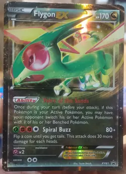 Flygon EX Promo Card XY61 Primal Clash 2015 Pokemon NM - Image 1
