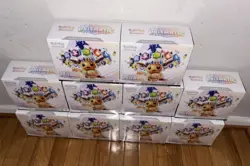Lot of 10 Pokemon TCG Prismatic Evolutions Elite Trainer Box ETB Boxes - Image 1