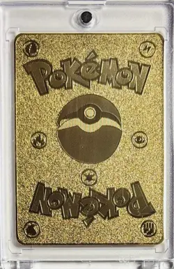 Mario Pikachu Cosplay Metal Polished Collectible Pokemon Card - New - Image 2
