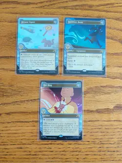 Avatar MTG Promo Card Bundle - Sol Ring, Arcane Signet, Swiftifoot Boots Command - Image 1