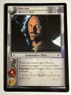 LORD OF THE RINGS TCG RETURN OF THE KING PROMO CARD 7P364 ARAGORN - Image 1