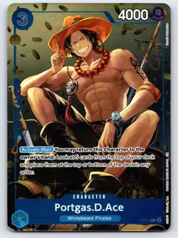Portgas.D.Ace P-074 One Piece Promotion Cards NM - Image 1