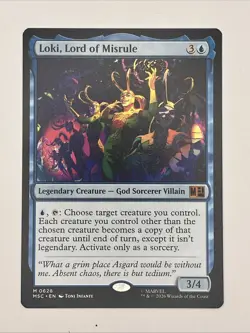 Loki Lord of Misrule 628 Mythic Rare MTG Marvel Magic The Gathering Card NM - Image 1