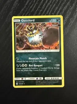 Guzzlord Cosmic Eclipse Holo Card 136/236 SM NM Condition English 14225 - Image 1