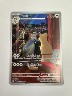 Pokemon TCG Persian Shrouded Fable Holo Illustration Card 078/064 (NM) - Image 1