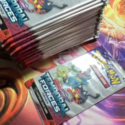 Pokemon TCG Factory Sealed Scarlet & Violet Temporal Forces Fun Pack 3 Card Pack - Image 3