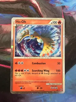 Pokemon TCG Ho-Oh SL5 Shiny Holo Card Call of Legends Series NM- 📈 - Image 1