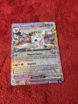 Sylveon ex 086/191 Sv08: Surging Sparks Holo Pokemon Card Near Mint - Image 1