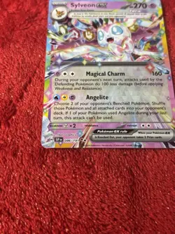 Sylveon ex 086/191 Sv08: Surging Sparks Holo Pokemon Card Near Mint - Image 4