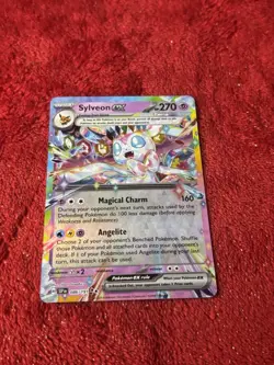 Sylveon ex 086/191 Sv08: Surging Sparks Holo Pokemon Card Near Mint - Image 5