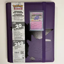 FREE Holo NM Gengar 151 #94 Card + Gengar Pokemon Ultra PRO 9-Pocket Binder - Image 1