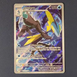 Inteleon 142/132 - Mega Evolution - Illustration Rare Pokemon Card - NM - Image 1