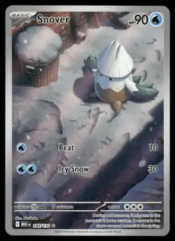 Pokemon Cards Snover 140/132 Mega Evolution Illustration Rare NM *4 - Image 1