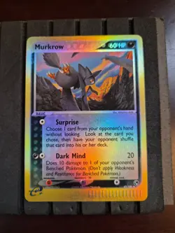 Pokemon TCG Murkrow 47/100 Sandstorm Reverse Holo LP+ - Image 1