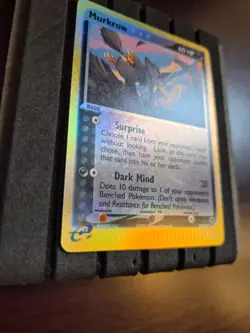 Pokemon TCG Murkrow 47/100 Sandstorm Reverse Holo LP+ - Image 3