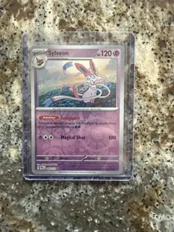 Sylveon 040/131 Rare Prismatic Evolutions Pokemon Reverse Holo - Image 1