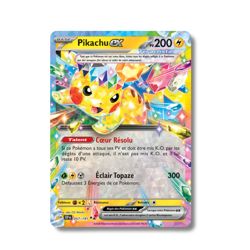 Carte Pokemon Francaise - Pikachu EX 057/191 - Etincelles Deferlantes - Image 1