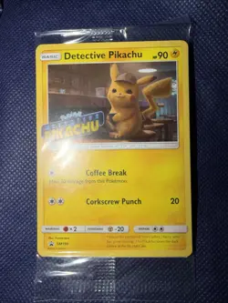 [SEALED] Pokemon Detective Pikachu SM190 Stamped Holo Promo - Image 1