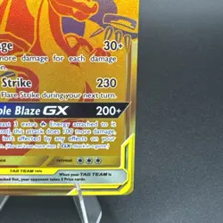 Reshiram & Charizard GX SM247 Tag Team Gold Sun & Moon Promo Pokemon English NM - Image 4