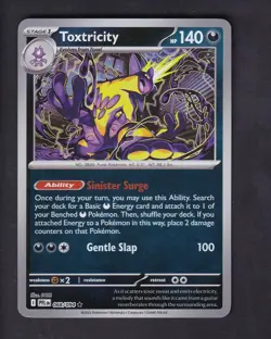 Toxtricity 068/094 Rare Phantasmal Flames Pokemon Reverse Holo Near Mint - Image 1
